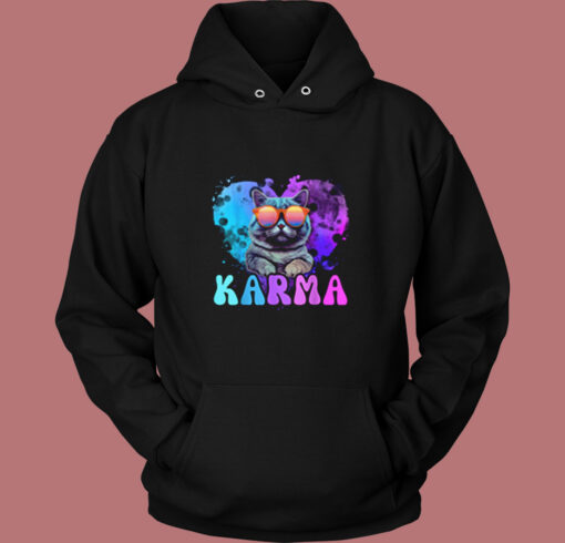 Karma Cat Lover Vintage Hoodie