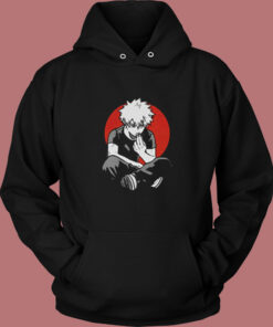 Katsuki Bakugo Eating Fries Vintage Hoodie