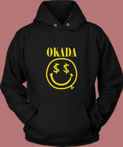 Kazuchika Okada Nirvana Parody Vintage Hoodie