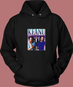 Keanu Reeves Homage Pop Culture Vintage Hoodie