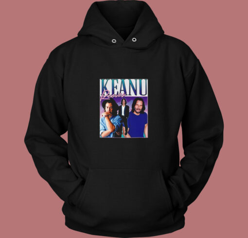 Keanu Reeves Homage Pop Culture Vintage Hoodie