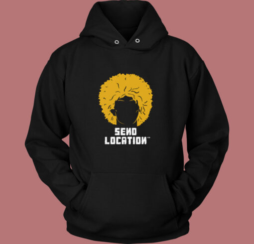 Khabib Nurmagomedov Send Me Location Vintage Hoodie