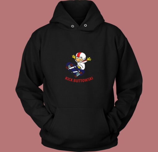 Kick Buttowski Skateboard Suburban Daredevil Vintage Hoodie