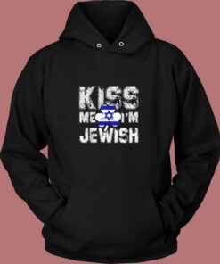 Kiss Me I’m Jewish Vintage Hoodie