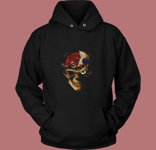 Knight Of Skeleton Vintage Hoodie