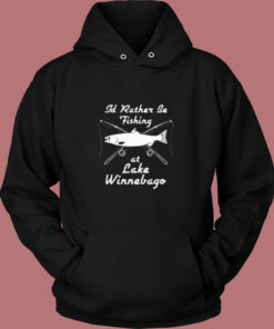 Lake Winnebago Fishing Vintage Hoodie