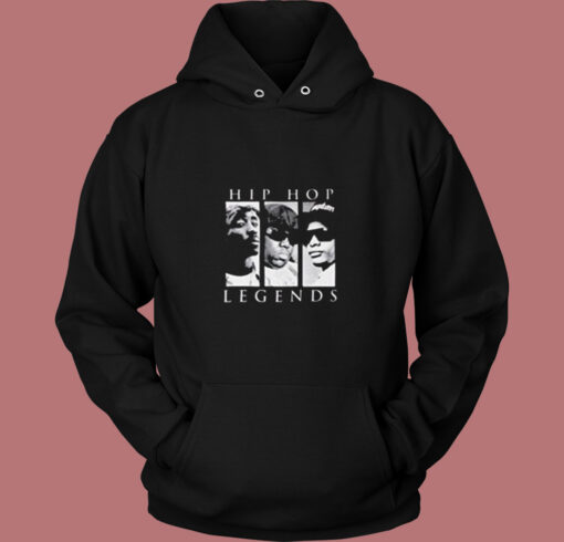 Legend Hip Hop Tupac Easy E Biggie Vintage Hoodie