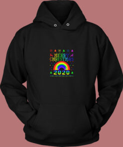 Lgbt Pride Merry Christmas Vintage Hoodie