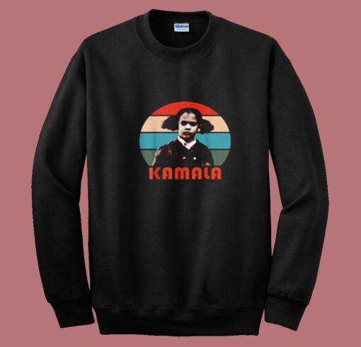 Little Girl Kamala Harris Retro Vintage Summer Sweatshirt