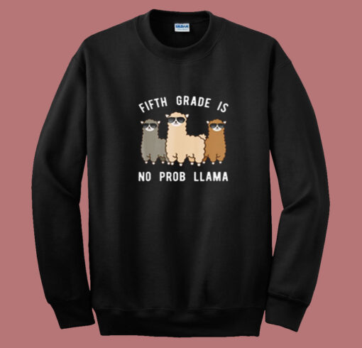 Llama 5th Grade Summer Sweatshirt