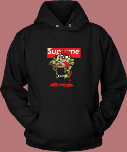 Looney Tunes Taz Supreme Army Jacket Vintage Hoodie