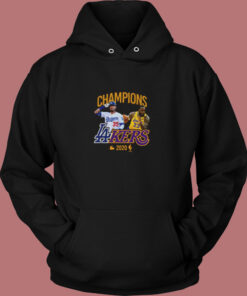 Los Angeles Dodgers Lakers Champions Vintage Hoodie