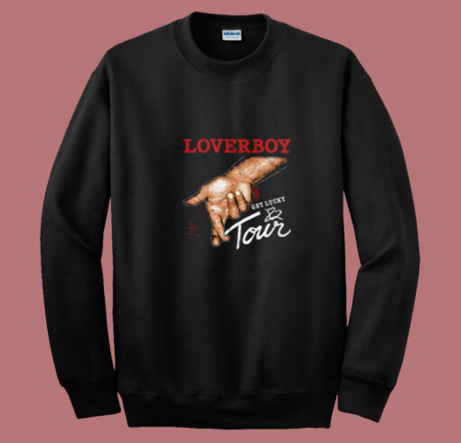 Loverboy Get Lucky Tour 1982 Album Summer Sweatshirt