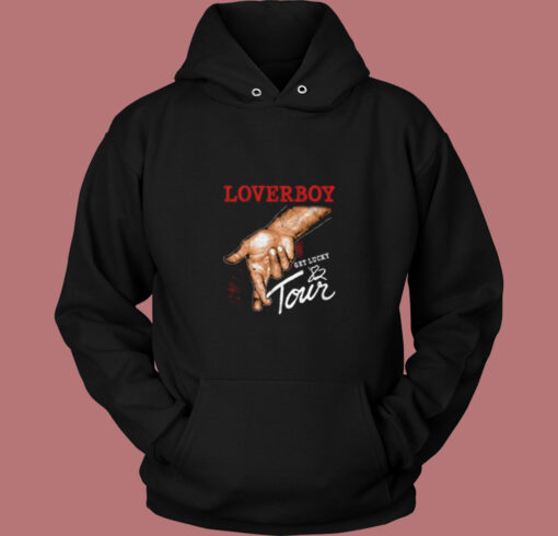 Loverboy Get Lucky Tour 1982 Album Vintage Hoodie