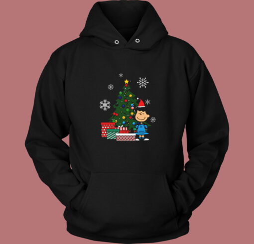 Lucy Van Pelt Around The Christmas Tree Vintage Hoodie