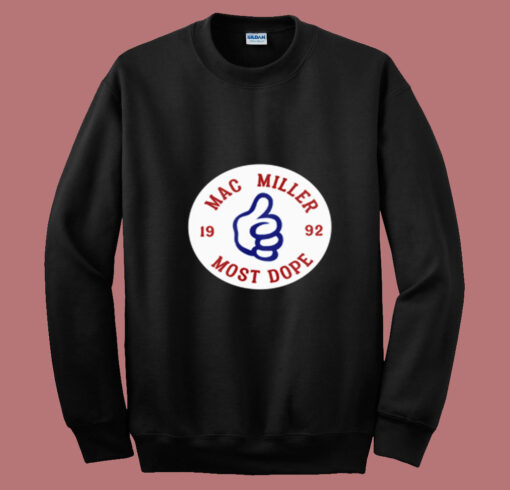 Mac Miller Most Dope Circle Logo Summer Sweatshirt