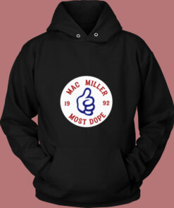 Mac Miller Most Dope Circle Logo Vintage Hoodie