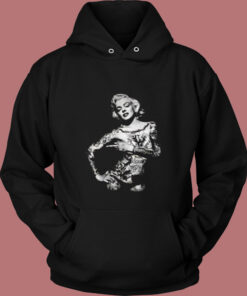 Marilyn Monroe Ink Tattoo Vintage Hoodie