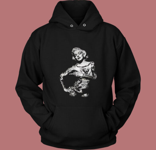 Marilyn Monroe Ink Tattoo Vintage Hoodie