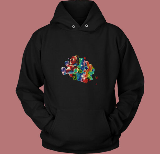 Mario Galaxy Rainbow Vintage Hoodie