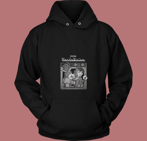 Marvel Wandavision Retro Cartoon Tv Vintage Hoodie