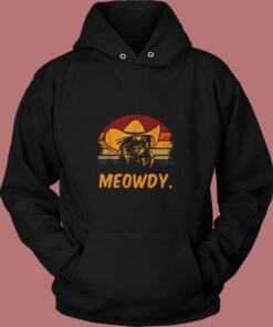 Meowdy Cowboy Cat Vintage Hoodie