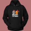 Meowy Catmas Funny Christmas Cat Vintage Hoodie