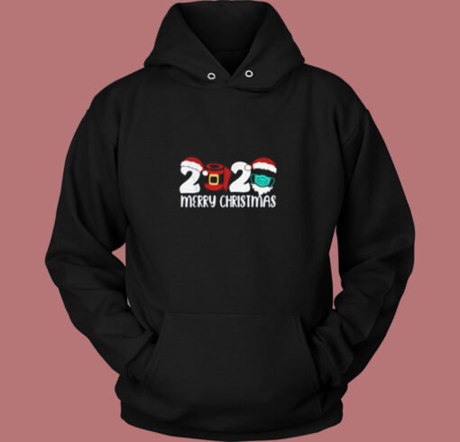 Merry Christmas 2020 Quarantine Christmas Vintage Hoodie