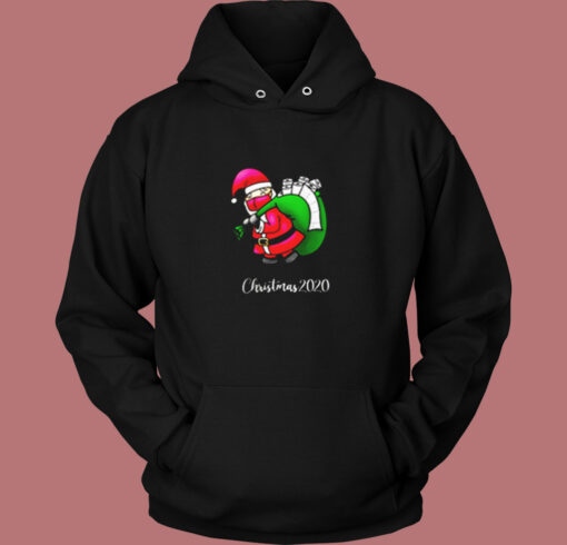 Merry Christmas 2020 Santa Quarantine Vintage Hoodie