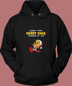 Merry Christmas With Funny Looney Tunes Vintage Hoodie