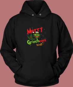 Merry Grinchmas To All Vintage Hoodie