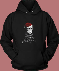 Merry Resistmas Ruth Bader Ginsburg Vintage Hoodie