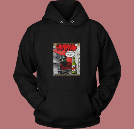 Mf Doom One Beer Comic Vintage Hoodie