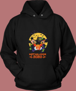 Mickey And Minnie Happy Halloween 2020 Vintage Hoodie