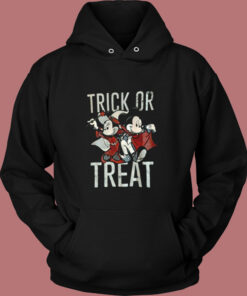 Mickey And Minnie Trick Or Treat Halloween Vintage Hoodie