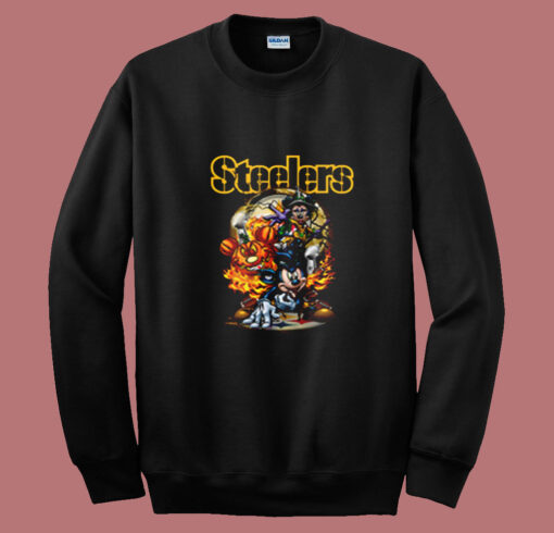 Mickey Mouse Halloween Pittsburgh Steelers Summer Sweatshirt