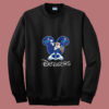 Mickey Mouse Loves Los Angeles Dodgers Summer Sweatshirt