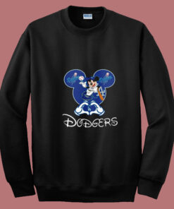 Mickey Mouse Loves Los Angeles Dodgers Summer Sweatshirt