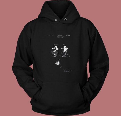 Mickey Mouse Patent Vintage Hoodie