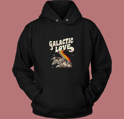 Millennium Falcon Galactic Love Vintage Hoodie