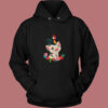 Moana HeiHei Rooster Flowers Vintage Hoodie