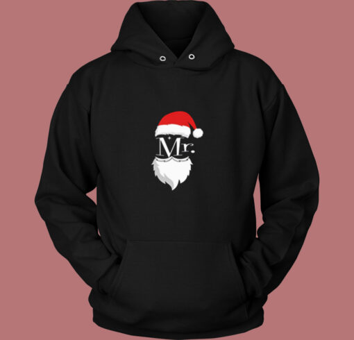 Mr And Mrs Claus Couples Vintage Hoodie