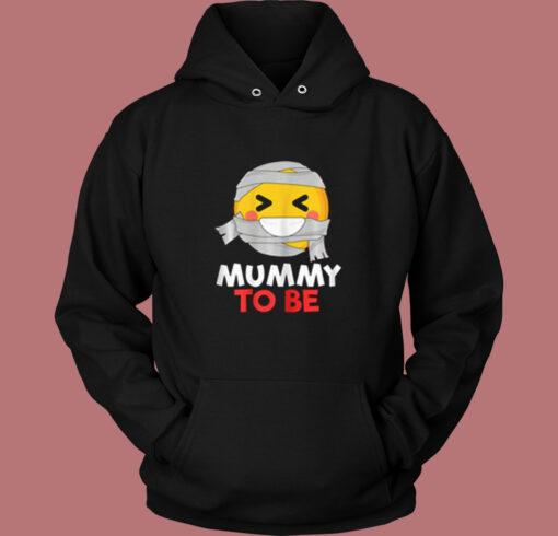 Mummy Emoji Pregnancy Vintage Hoodie