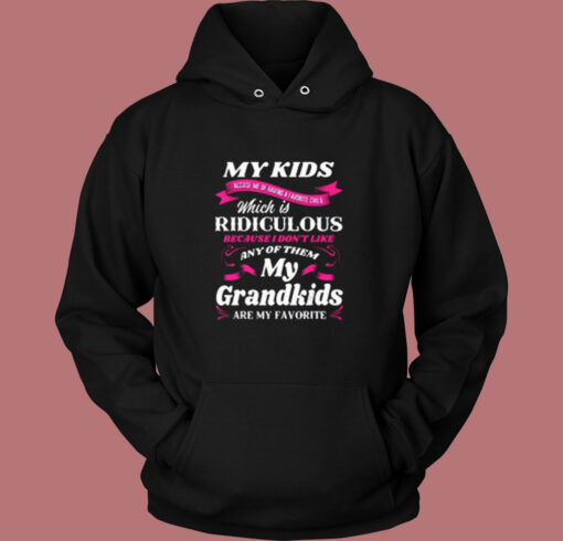 My Grandkids Are My Favorite Vintage Hoodie