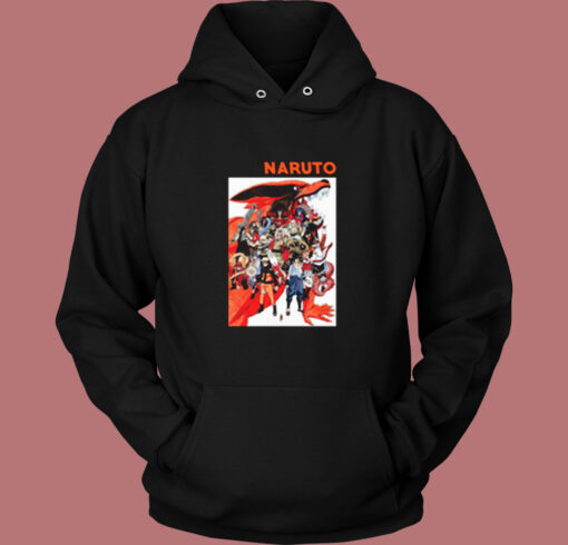 Naruto Characters Vintage Hoodie