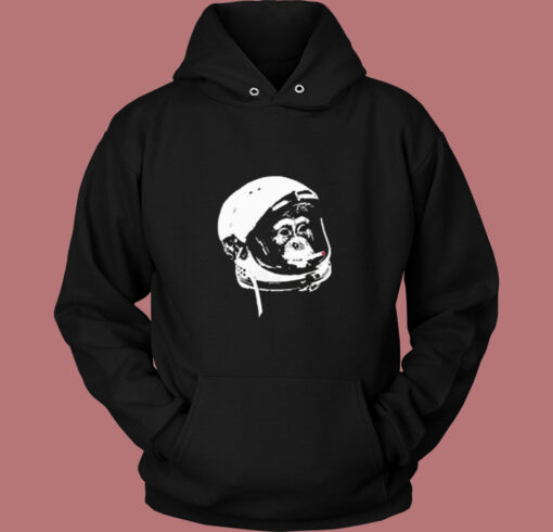 Nasa Monkey Smoking Astronaut Space Vintage Hoodie