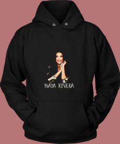 Naya Rivera Vector Art Vintage Hoodie