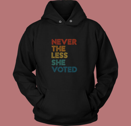 Nevertheless She Voted Vintage Hoodie