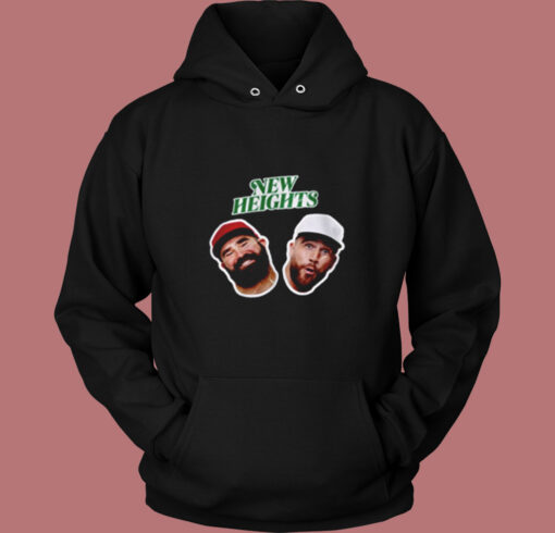 New Heights Podcast Jason Kelce And Travis Kelce Vintage Hoodie