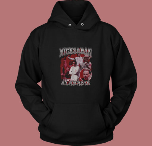 Nick Saban Alabama football Vintage Hoodie